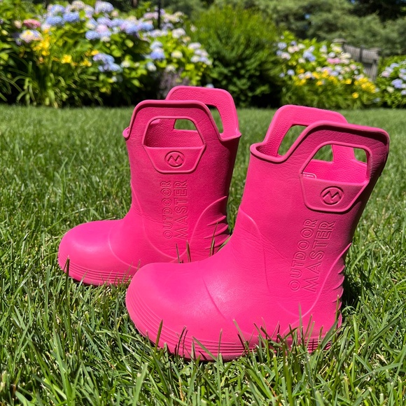 KIDS TODDLER RAIN BOOTS OUTDOOR MASTER - Picture 1 of 3